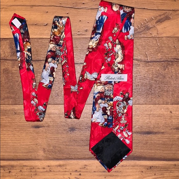 Robert Alan made in USA Christmas Tie - Picture 1 of 6